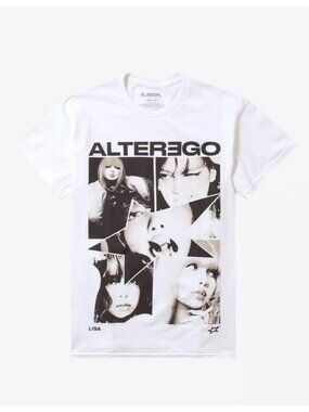 NEW LISA Alter Ego Star Collage Short Sleeve T-Shirt - Size: Extra Large